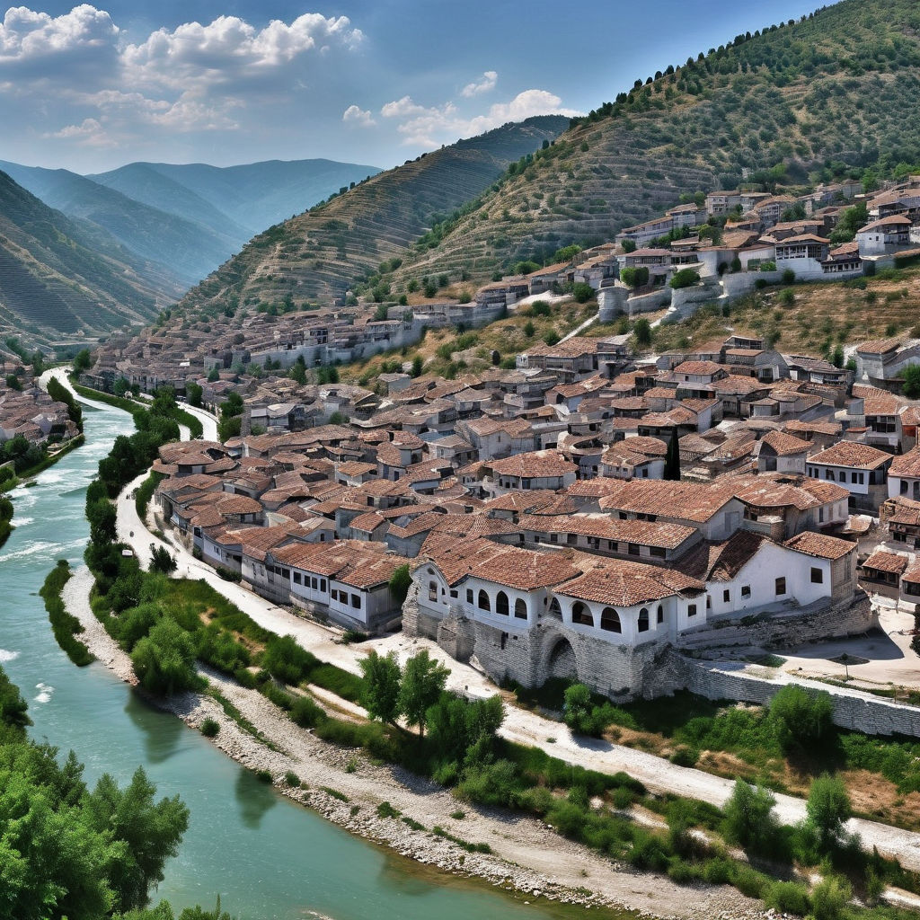 Albania showcasing the stunning Berat, known as the 